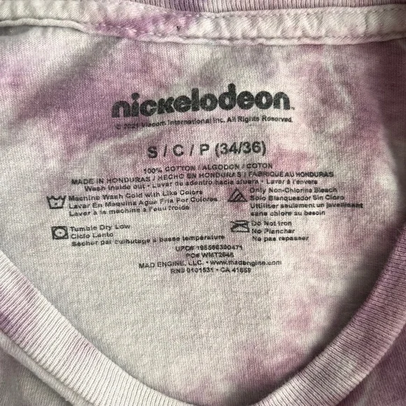 Tie Dye Nickelodeon Vintage Shows Tee Shirt - Picture 9 of 11